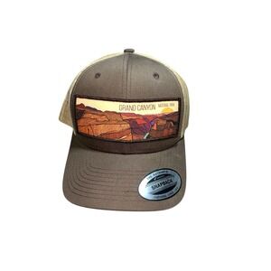 National Park Hat - Grand Canyon The Classic S Charcoal/Brown/Beige Snapback New